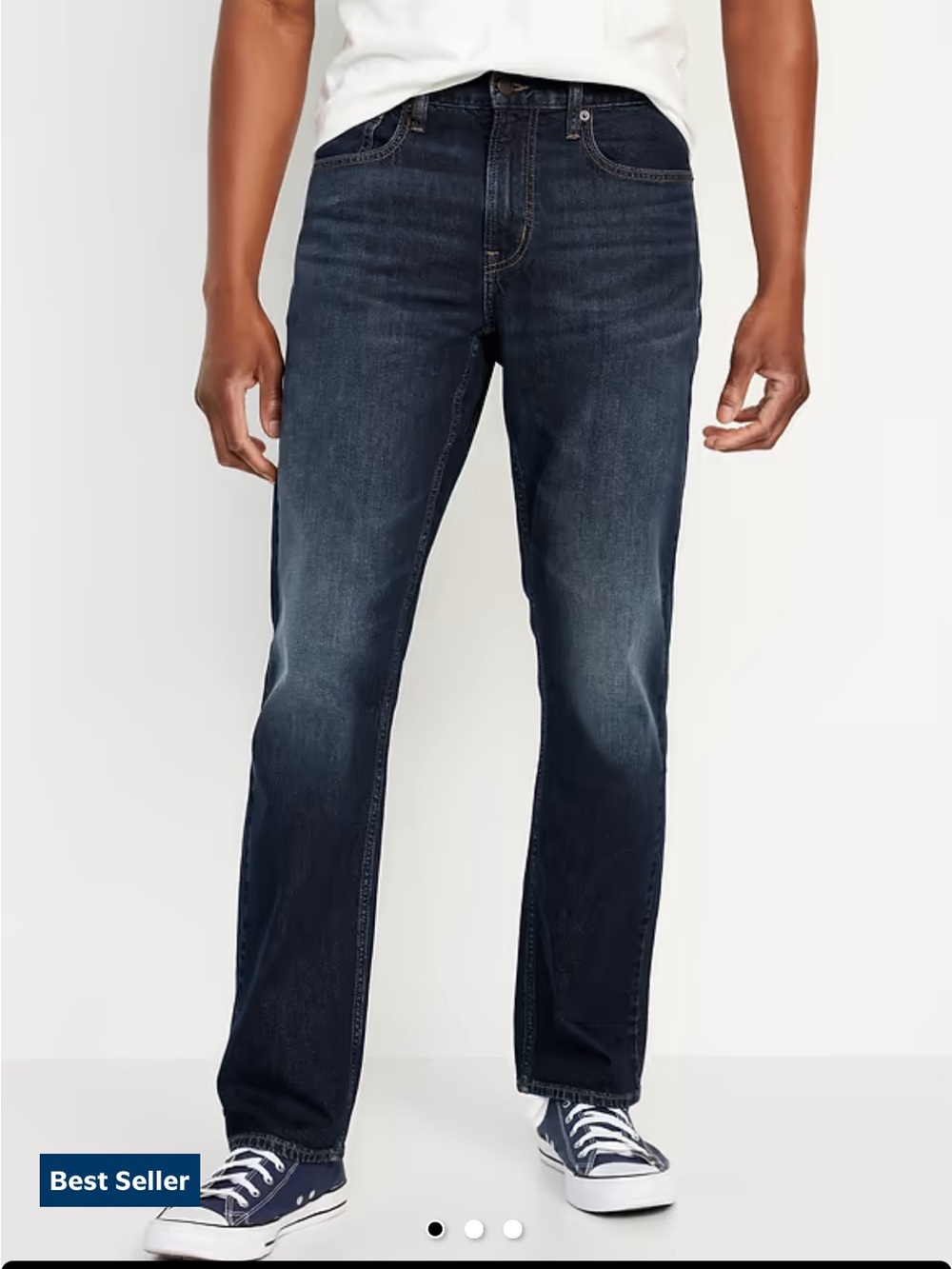 Old Navy Men’s Straight Built-In Flex Jeans (2 pr)